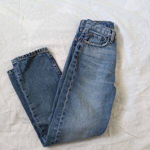 Zara Women's Straight Leg Blue Jeans